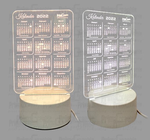Kalender LED Acrylic