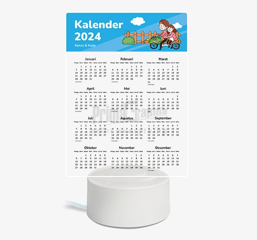Kalender LED Acrylic