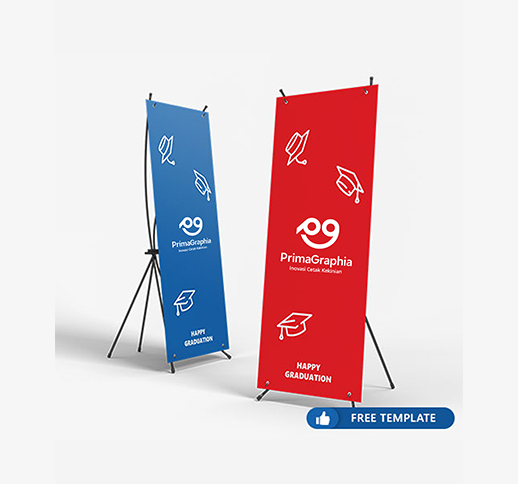 X Banner Wisuda / Graduation