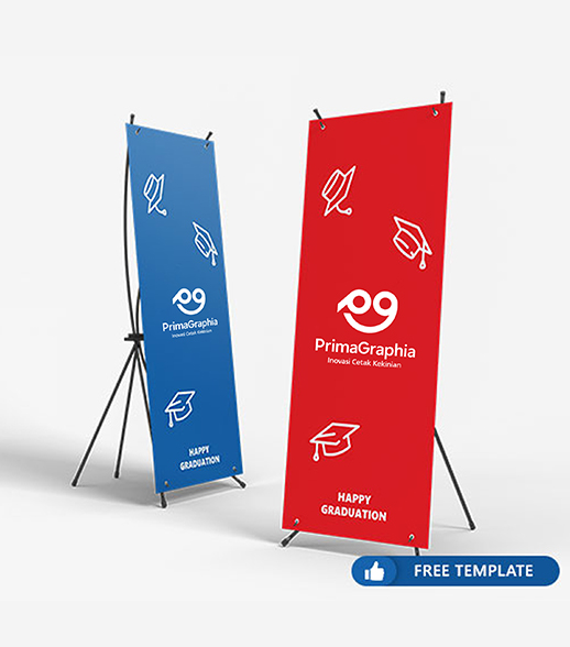 X Banner Wisuda / Graduation