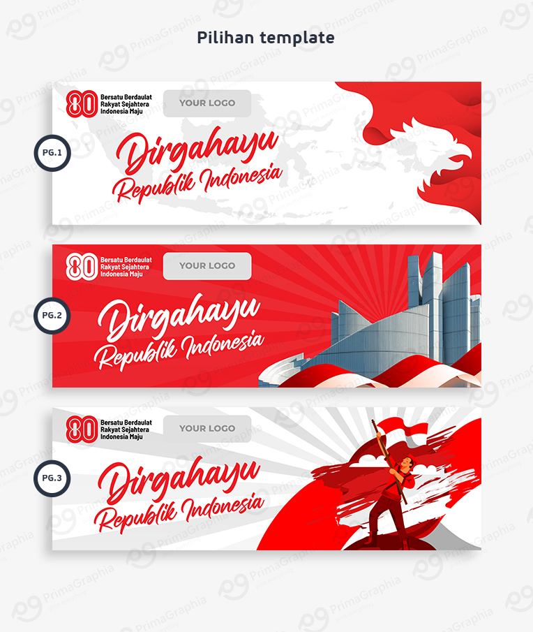 Semarak Merah Putih - Spanduk Kemerdekaan