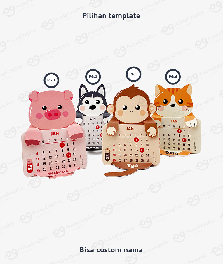 Home Decor & Photo - Kalender Karakter