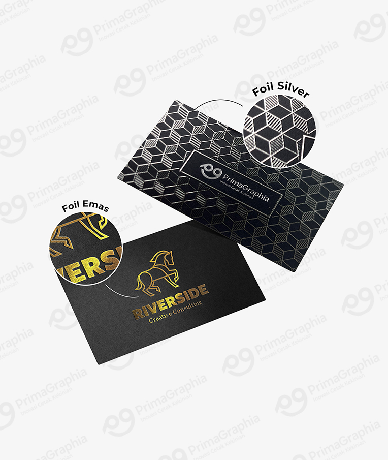 NameCard & Invitation - Kartu Nama Foil
