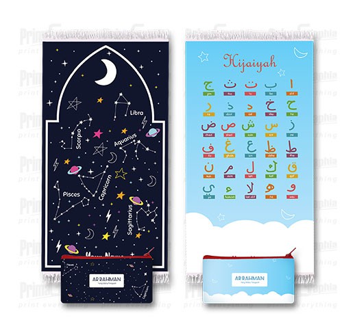 Sajadah Anak Traveler Custom
