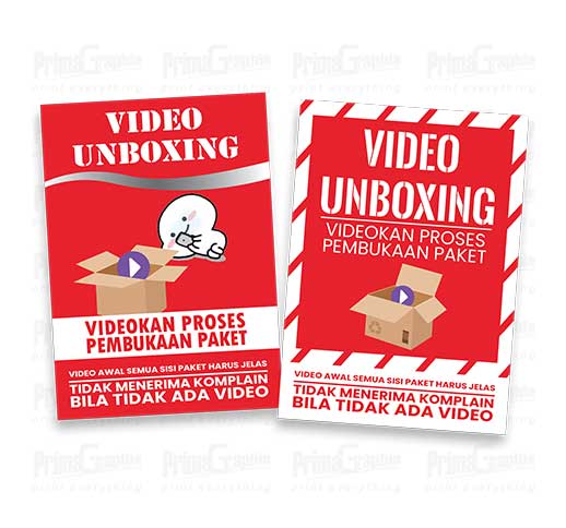 Sticker Label Unboxing