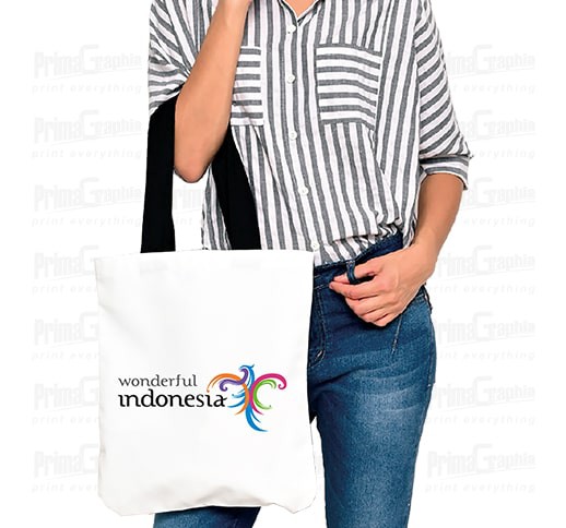 Totebag Kanvas Polyester Premium