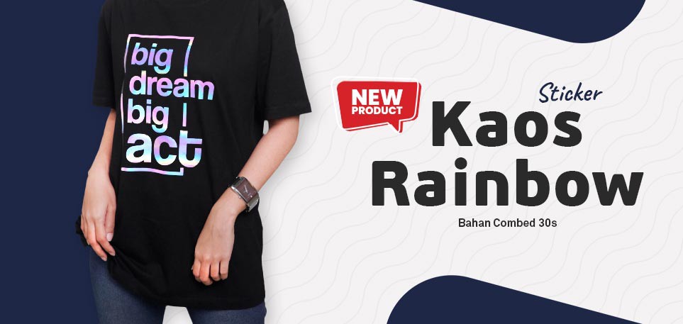 kaos rainbow