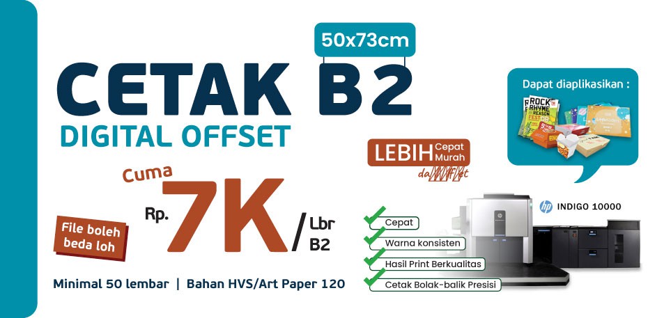 cetak B2
